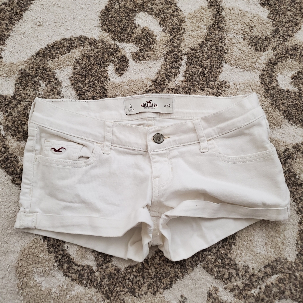 White Hollister Shorts